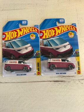 Lot of 2 Hot Wheels VW ID. Buzz Bomb HW Euro 2026 Case D 86/250